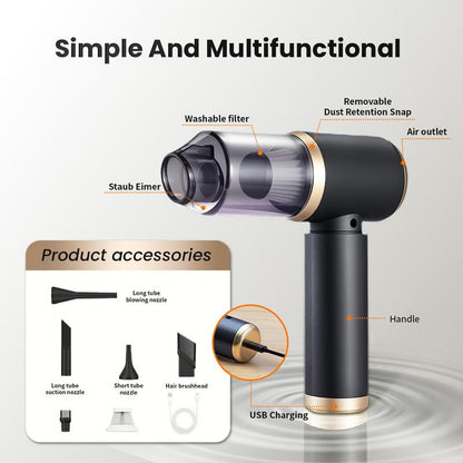 Powerful handheld cordless vacuum cleaner